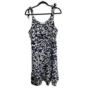 Eden in Love ~ Navy and ivory dress ~ size Medium